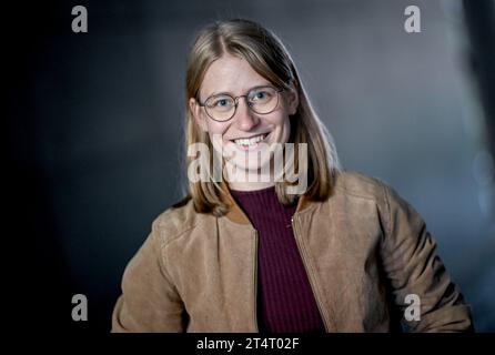 Berlino, Germania. 31 ottobre 2023. Svenja Appuhn, presidente della Green Youth. Credito: Britta Pedersen/dpa-Zentralbild/dpa/Alamy Live News Foto Stock