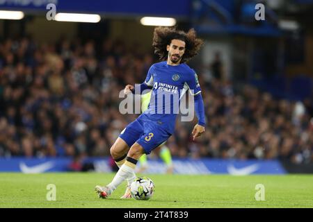 1 novembre 2023; Stamford Bridge, Chelsea, Londra, Inghilterra: Carabao Cup Football, Chelsea contro Blackburn Rovers; Marc Cucurella del Chelsea Foto Stock