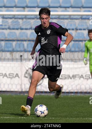 ISTANBUL - Javier Fernandez del Bayern Monaco U19 durante la partita del gruppo A della UEFA Youth League tra Galatasaray e Bayern Monaco al Recep Tayyip Erdogan Stadium il 24 ottobre a Istanbul, Turchia. ANP | Hollandse Hoogte | GERRIT VAN COLOGNE Foto Stock