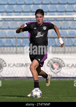 ISTANBUL - Javier Fernandez del Bayern Monaco U19 durante la partita del gruppo A della UEFA Youth League tra Galatasaray e Bayern Monaco al Recep Tayyip Erdogan Stadium il 24 ottobre a Istanbul, Turchia. ANP | Hollandse Hoogte | GERRIT VAN COLOGNE Foto Stock