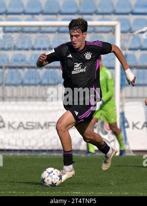 ISTANBUL - Javier Fernandez del Bayern Monaco U19 durante la partita del gruppo A della UEFA Youth League tra Galatasaray e Bayern Monaco al Recep Tayyip Erdogan Stadium il 24 ottobre a Istanbul, Turchia. ANP | Hollandse Hoogte | GERRIT VAN COLOGNE Foto Stock