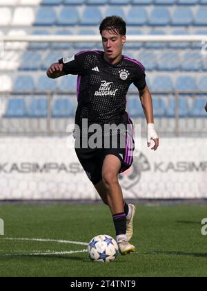 ISTANBUL - Javier Fernandez del Bayern Monaco U19 durante la partita del gruppo A della UEFA Youth League tra Galatasaray e Bayern Monaco al Recep Tayyip Erdogan Stadium il 24 ottobre a Istanbul, Turchia. ANP | Hollandse Hoogte | GERRIT VAN COLOGNE Foto Stock