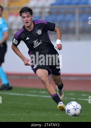 ISTANBUL - Javier Fernandez del Bayern Monaco U19 durante la partita del gruppo A della UEFA Youth League tra Galatasaray e Bayern Monaco al Recep Tayyip Erdogan Stadium il 24 ottobre a Istanbul, Turchia. ANP | Hollandse Hoogte | GERRIT VAN COLOGNE Foto Stock