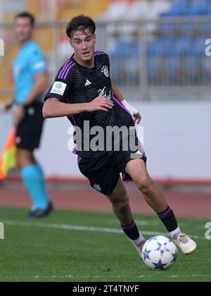 ISTANBUL - Javier Fernandez del Bayern Monaco U19 durante la partita del gruppo A della UEFA Youth League tra Galatasaray e Bayern Monaco al Recep Tayyip Erdogan Stadium il 24 ottobre a Istanbul, Turchia. ANP | Hollandse Hoogte | GERRIT VAN COLOGNE Foto Stock