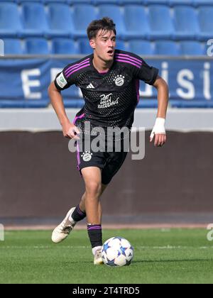 ISTANBUL - Javier Fernandez del Bayern Monaco U19 durante la partita del gruppo A della UEFA Youth League tra Galatasaray e Bayern Monaco al Recep Tayyip Erdogan Stadium il 24 ottobre a Istanbul, Turchia. ANP | Hollandse Hoogte | GERRIT VAN COLOGNE Foto Stock