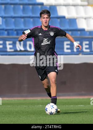 ISTANBUL - Javier Fernandez del Bayern Monaco U19 durante la partita del gruppo A della UEFA Youth League tra Galatasaray e Bayern Monaco al Recep Tayyip Erdogan Stadium il 24 ottobre a Istanbul, Turchia. ANP | Hollandse Hoogte | GERRIT VAN COLOGNE Foto Stock