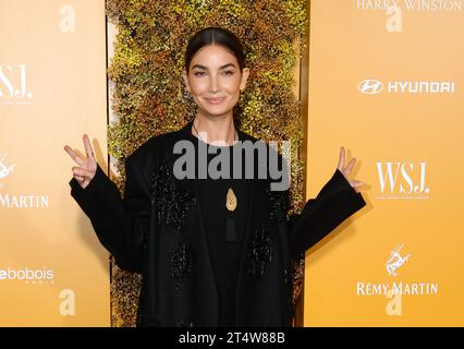 New York, Stati Uniti. 1 novembre 2023. Lily Aldridge arriva sul Red carpet al WSJ Magazine 2023 Innovator Awards mercoledì 1 novembre 2023 a New York City. Foto di Jason Szenes/UPI credito: UPI/Alamy Live News Foto Stock