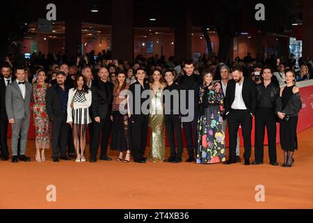 Roma, Italia. 29 ottobre 2023. Roma: Roma Film Fest 2023. Festival del Cinema di Roma. Film dei Red Carpet Suburraeterna. Nella foto : Credit: Independent Photo Agency/Alamy Live News Foto Stock