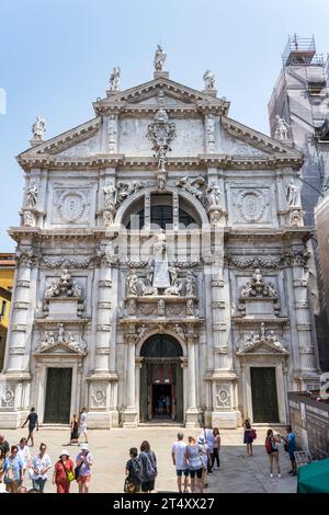 Chiesa Parrocchiale di San Moisè su campo San Moisè a Venezia, regione Veneto, Italia Foto Stock