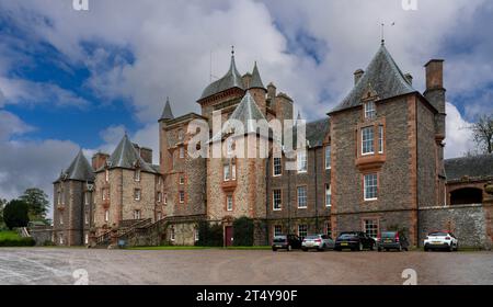 Thirlestane Castle, Lauder, Berwickshire, Scozia, Regno Unito Foto Stock