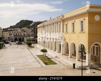 Museo di Zante in Piazza Solomos, città di Zante, Zante, Grecia Foto Stock