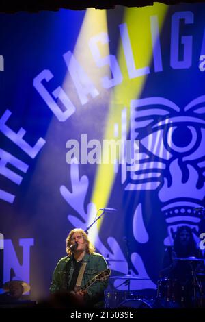 Jersey City, Stati Uniti. 30 ottobre 2023. L'inno Gaslight si esibisce alla White Eagle Hall di Jersey City, New Jersey, il 30 ottobre 2023. (Foto di Matthew Carasella/Sipa USA) credito: SIPA USA/Alamy Live News Foto Stock