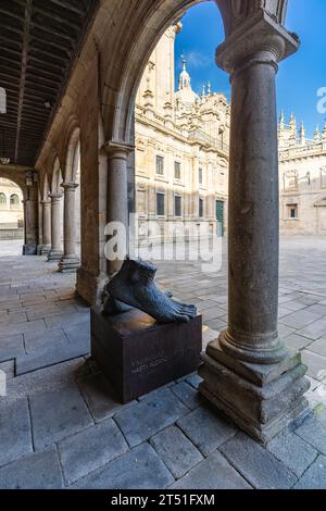 Santiago de Compostela, Spagna, 26 febbraio 2023. Cattedrale di Santiago de Compostela in Galizia Foto Stock