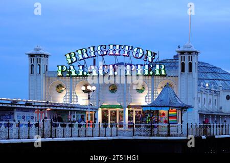 Immagini del lungomare e del molo di Brighton Foto Stock