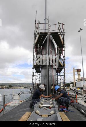 3560G, Comsubpac, Pearl Harbor, Submarine, USS Texas Foto Stock