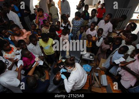 Africa Partnership Station, APS, USS Nashville (LPD 13) Foto Stock