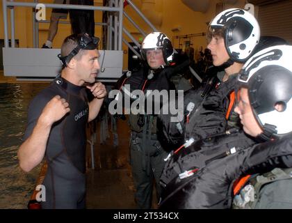 Aviation Survival Training Center, Boy Scouts, whidbey Island Foto Stock