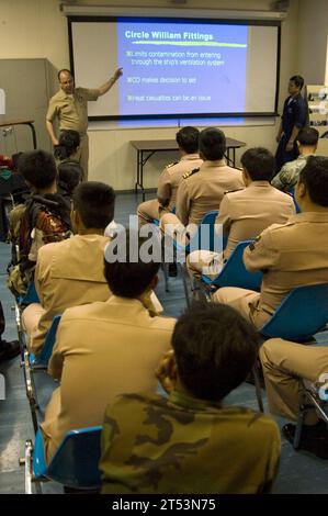 CBR, Cobra Gold, CTF-76, Essex Strike Group, Royal Thai Navy, traghetto USS Harpers (LSD 49) Foto Stock