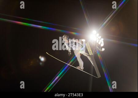 GANGNES Kenneth NO Aktion FIS Welt Cup Skispringen a Willingen, Deutschland AM 08.01.2016 Foto Stock