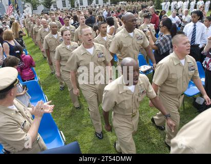 CPO Pinning, Naval District Washington, NDW Foto Stock