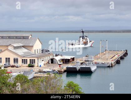 Cutter, Guantanamo Bay, classe Reliance, U.S. Coast Guard, USCGC, Venturous (WMEC-625) Foto Stock