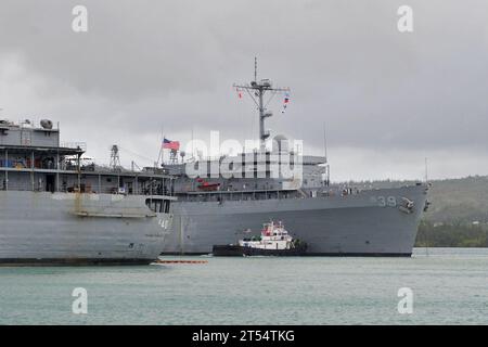 Elizabeth Fray, USS Emory S. Land Foto Stock