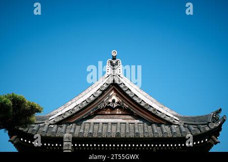 Dettaglio di un tempio a Nagoya, Giappone Foto Stock