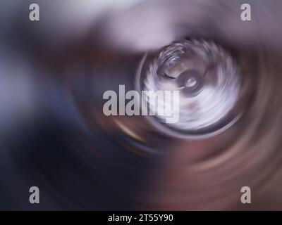 Correzione dello sfondo sfocato. La ristrutturazione dell'appartamento ha sfocato la foto. Foto Stock