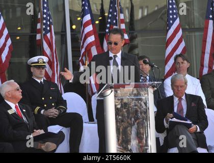 navco, New Orleans Navy Week, gente. vip, Tom Brokaw, tom hanks, World War II Museum, WWII Museum Foto Stock