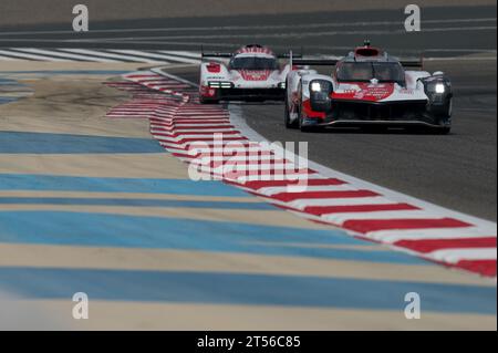 SAKHIR, BAHREIN. 3 NOVEMBRE 2023. TOYOTA GAZOO RACING HYBRID – 8 Sébastien Buemi (CHE). AHMAD ALSHEHAB/ Alamy Live News Foto Stock