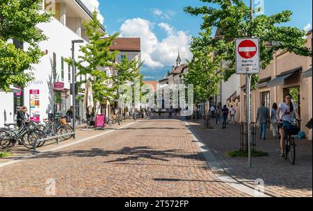 via nel centro storico di Bressanone - Bressanone, provincia di Bolzano, alto Adige, Trentino alto Adige, Italia, Europa Foto Stock