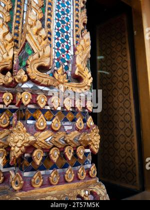 Bangkok Thailandia Wat Pho Temple dettagli Foto Stock