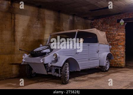 Misterioso Włodarz Adit, complesso di Riese nella bassa Slesia. Tunnel sotterranei della città di Osowka scavati dai tedeschi durante la seconda guerra mondiale Adolf Hitler Foto Stock