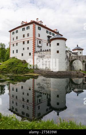 Castello di Sneznik a Loska dolina, Slovenia Foto Stock
