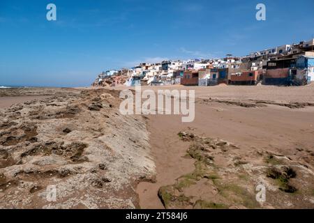 Vista da Tifnit, Maroc Foto Stock