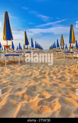 Lido di Jesolo è una località balneare in Italia Foto Stock