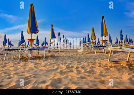 Lido di Jesolo è una località balneare in Italia Foto Stock