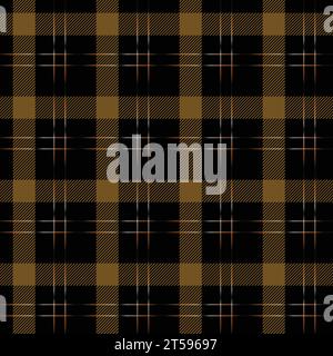 pattern continuo in tessuto vettore tartan Illustrazione Vettoriale