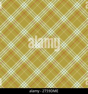 pattern continuo in tessuto vettore tartan Illustrazione Vettoriale