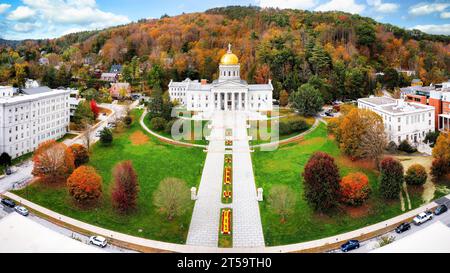 Vermont State House, a Montpelier, Vermont Foto Stock