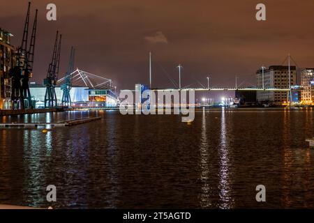 Excel London è un centro fieristico e congressi internazionale situato nella zona Custom House di Newham, nella zona est di Londra. Si trova su un sito di 100 acri Foto Stock