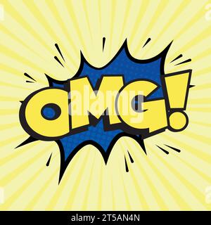 Fumetto colorato fumetto chat Vector Illustrazione Vettoriale