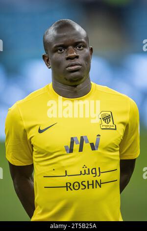 Al Shabab FC vs al Ittihad FC durante il loro match Day 12 della SAFF Roshn Saudi Pro League 2023-24 al King Fahd International Stadium il 3 novembre 2023 a Riyadh, in Arabia Saudita. Foto di Victor Fraile / Power Sport Images Credit: Power Sport Images Ltd/Alamy Live News Foto Stock