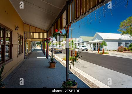 Ulmarra, NSW, Australia - edifici storici in città Foto Stock