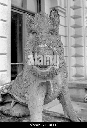 Osbourne House, la villa per le vacanze della Regina Vittoria sull'Isola di Wight, girata sul film Ilford HP5 Foto Stock