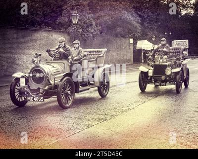 2023 St James's International Concours Londra Regno Unito. Auto d'epoca che partecipano alla London to Brighton Run Foto Stock