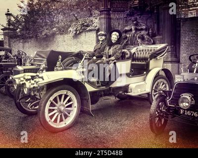 2023 St James's International Concours Londra Regno Unito. Auto d'epoca che partecipano alla London to Brighton Run Foto Stock