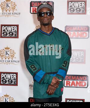 PHILADELPHIA, PA, USA - 27 OTTOBRE 2023: KP posa al Power 99's Powerhouse 2023 Concert al Wells Fargo Center. Foto Stock