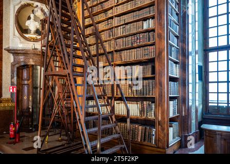 Vienna, Austria, 29 settembre 2023. Insterior of Imperial National Library di Hofburg Foto Stock