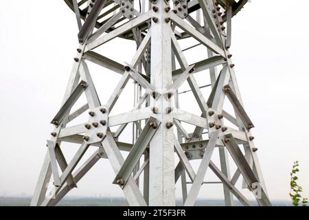 Staffa angolare in acciaio Foto Stock